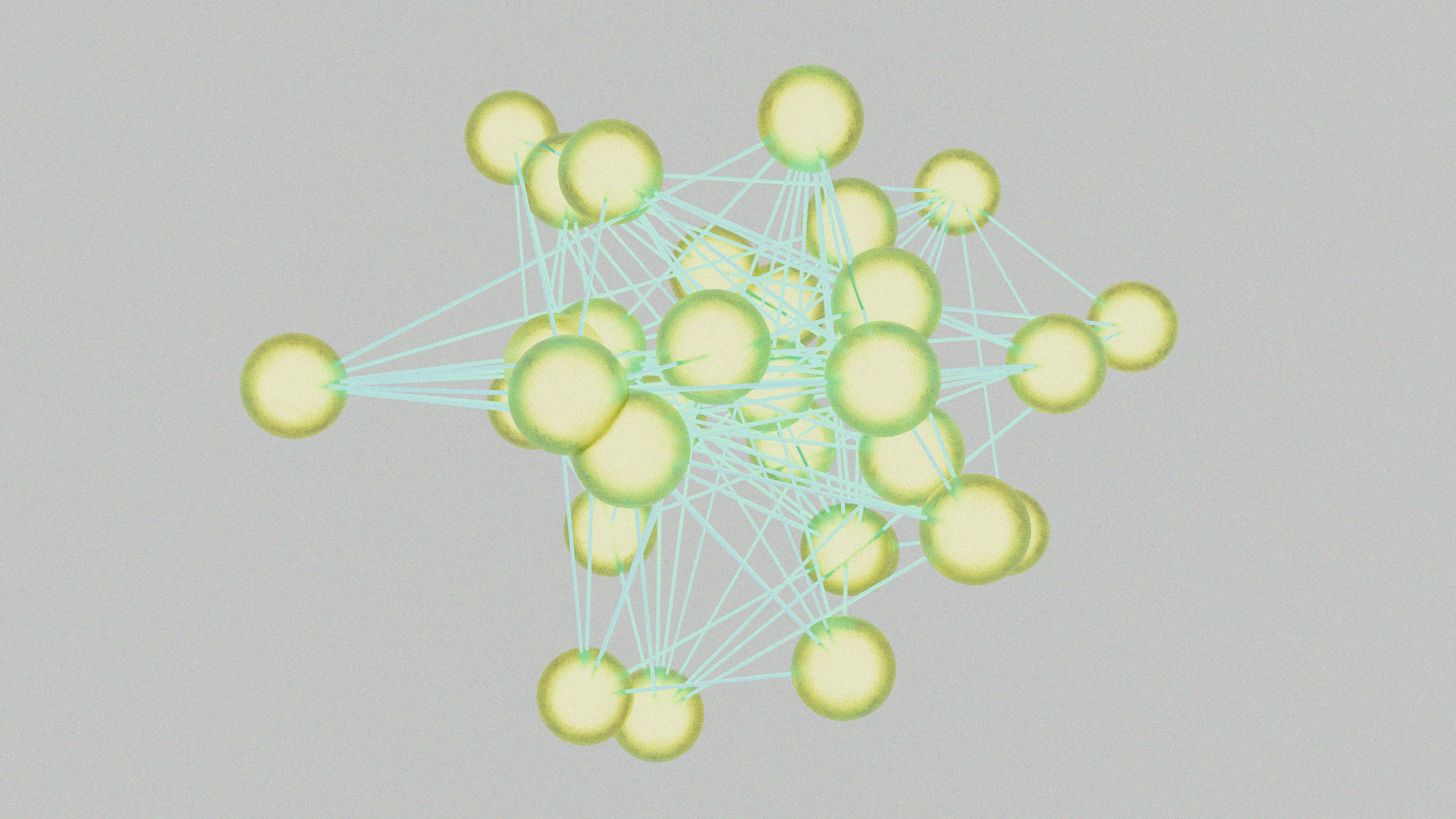 Web Application Security - A computer generated image of a cluster of spheres
