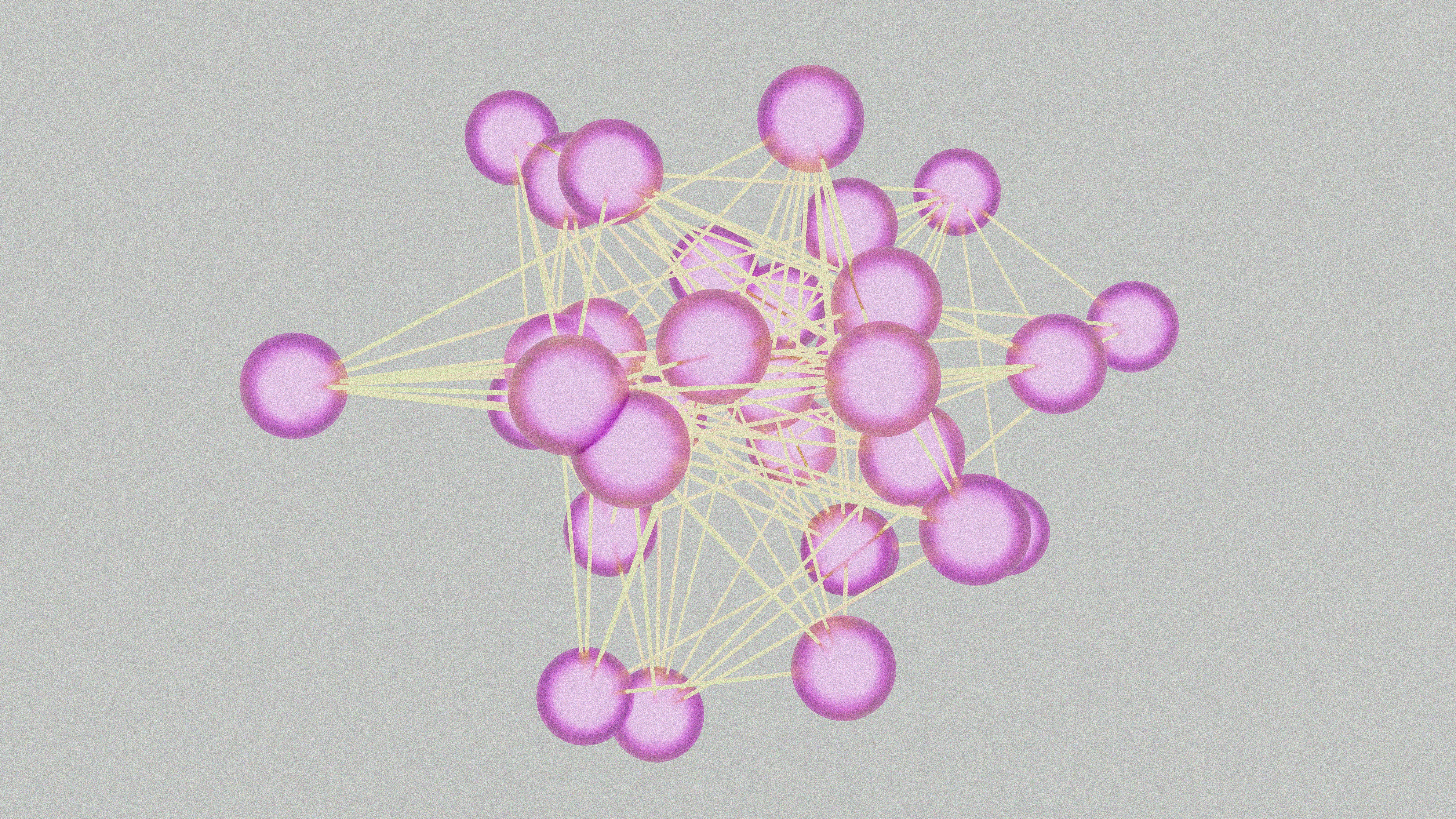 WebAssembly Tutorial - A computer generated image of a cluster of spheres